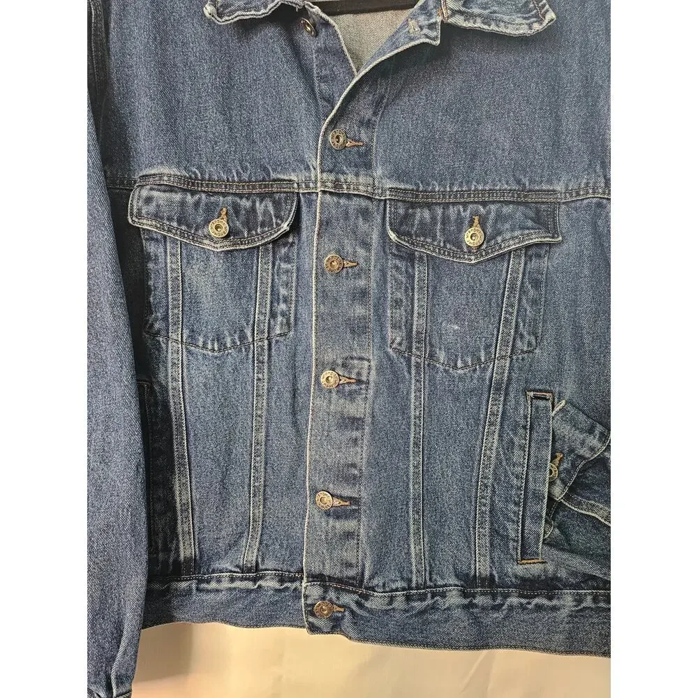 Vintage Wrangler Hero Denim Jacket Mens Size XL - Picture 2 of 6